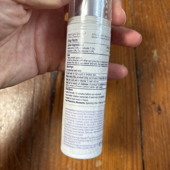 Meaningful Beauty Protect Antioxidant Anti-Aging Day Cream Creme SPF 20 1oz - Picture 3 of 4